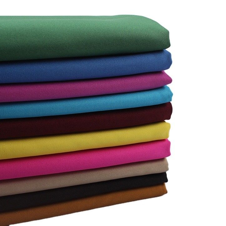 100% Polyester Gaberdine Fabric Garments Women Clothing For Skirt Dress