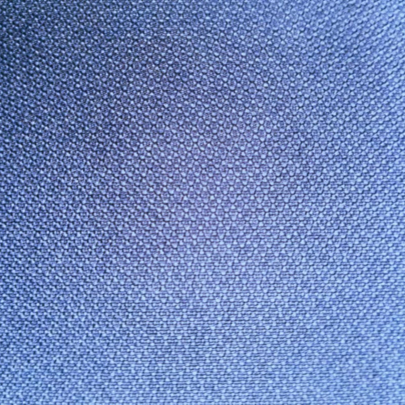 Designable Plaid Polyester Fabric with Woven Technics and Textured Finish