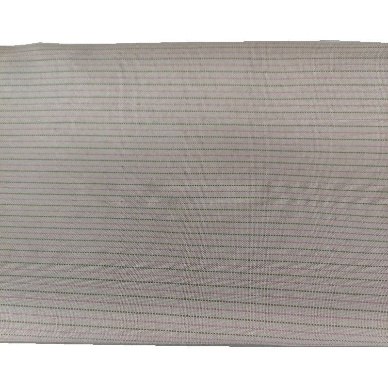 Medium Weight Suit and Workwear Fabric Polyester Cotton Like Dyed Yarn Stripe Fabric