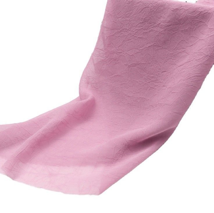 145cm Width Pure Black Plain Chiffon Fabric Soft Drooping Suitable for Lady Clothes