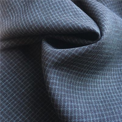 quality 300D*300D Plain Two Colors Lattice Fabric For Lady Dress Men Suit Grid Cloth RZ 1675 factory